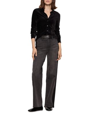 Fitted Button Front Top