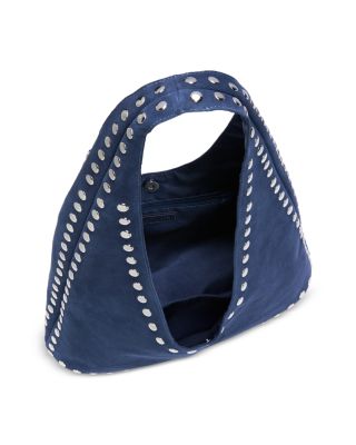 Studded Suede Hobo Bag - Exclusive