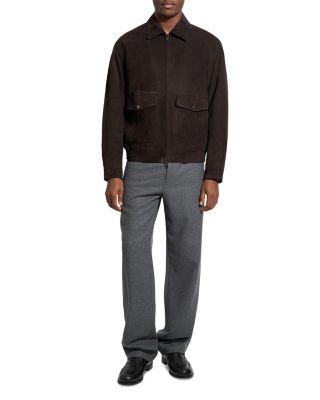 Aviator Relaxed Fit Suede Jacket