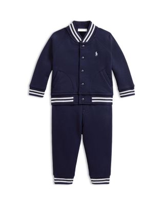 Boys' Fleece Baseball Jacket & Jogger Pants Set - Baby