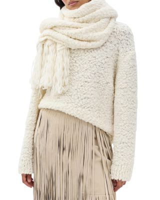 Luisa Scarf Long Sleeve Sweater