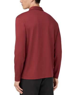 Pima Interlock Long Sleeve Polo