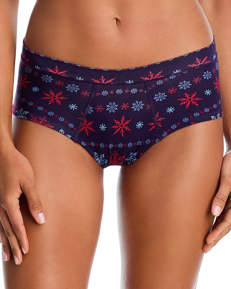 Meundies Ultramodal Feelfree Cheeky Brief In Blue