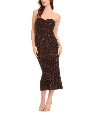 Vada Embellished Midi Dress