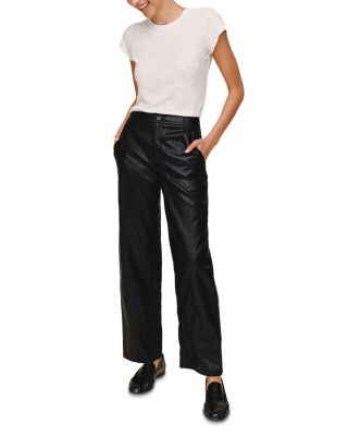 Faux Leather Pants