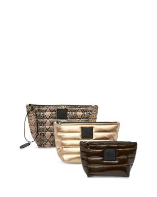 Travel Trio Quilted Nylon Travel Organizer Bags, Set of 3