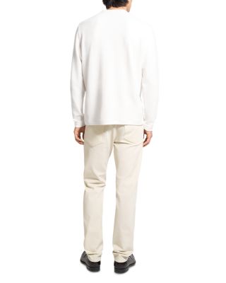 Delroy in Studio T Jacquard Relaxed Fit Long Sleeve Tee
