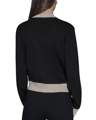 Contrast Trim Cardigan