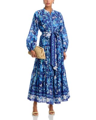 Zariah Pleated Tie Waist Dress