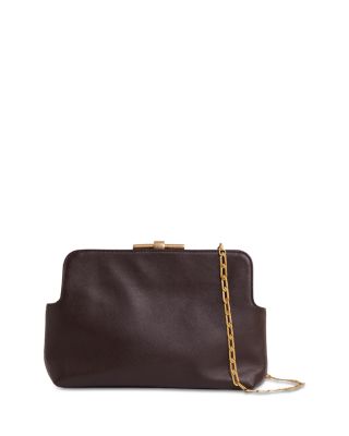 Bethany Leather Frame Clutch