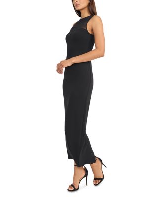 Scuba Crepe Back Slit Dress