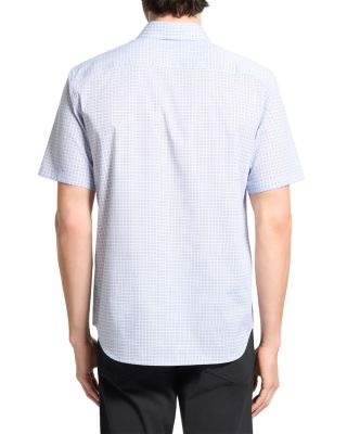 Irving Short Sleeve Mini Geo Relaxed Fit Button Down Shirt