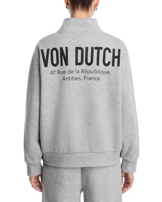 x Von Dutch Graphic Quarter Zip Sweatshirt & Sweatpants