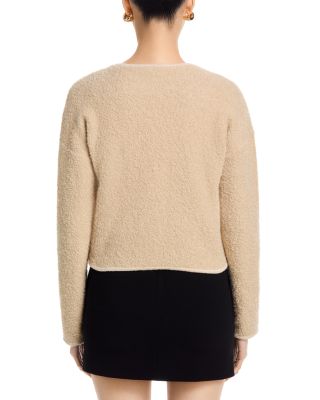 Effie Boucle Knit Cardigan Sweater 