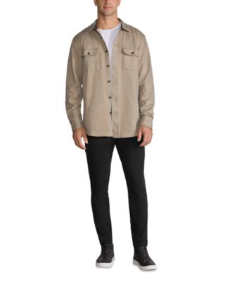 Coastal Button Front Overshirt