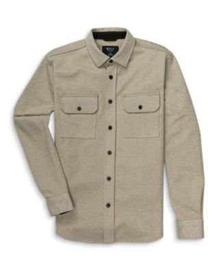 Coastal Button Front Overshirt