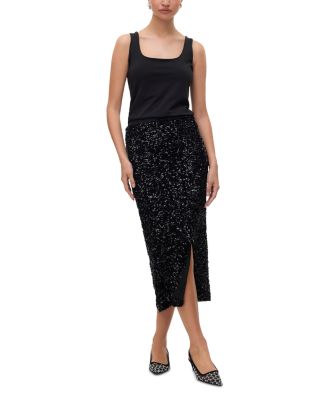 Vmhalia Sequin Skirt