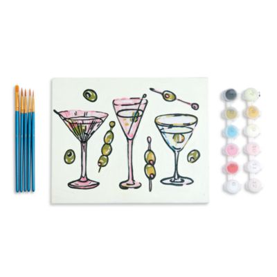 Pink Martini Acrylic Painting Set