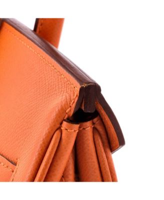 Birkin 30 Handbag Orange Epsom with Gold Hardware