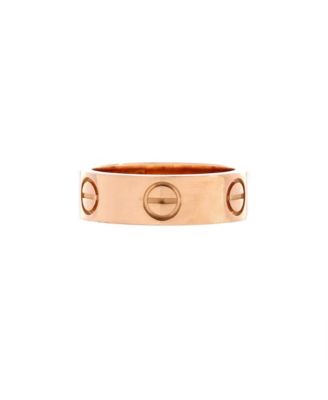  Love Band Ring 18K Rose Gold