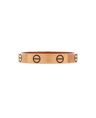  Love Wedding Band Ring 18K Rose Gold