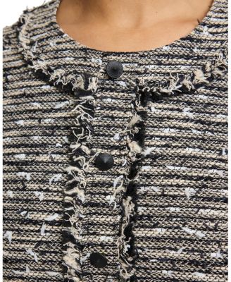 Cass Midi Modern Tweed Sheath Dress