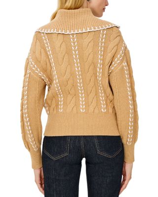 Lune Blanket Stitch Cardigan