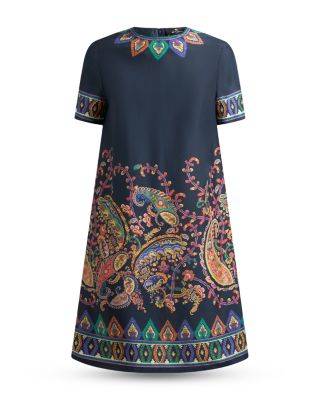 Silk Mini Tunic Dress