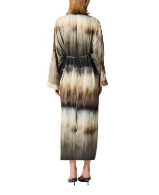 Tie-Dye Patterned Maxi Dress