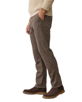 Slim Straight Houndstooth Chinos