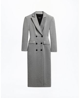 Structured Double-Breasted Maxi Coat