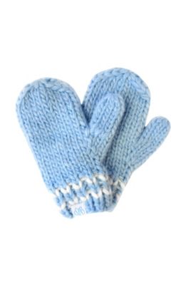  Boys' Blue Knit Mittens - Baby, Little Kid