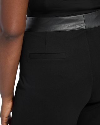 Denver High Waist Wide Leg Pont&amp;eacute; Pants