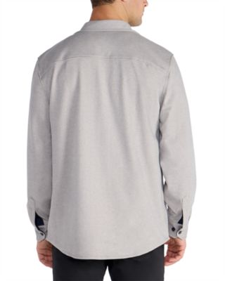 Coastal Button Front Overshirt