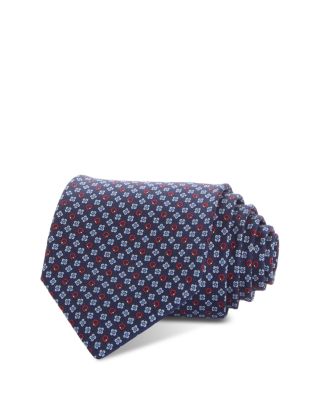 Silk Classic Gancini Floral Tie