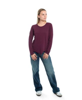  Asymmetrical Hem & Button Detail Tee