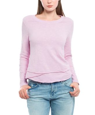  Long Sleeve Mock Layer Tee