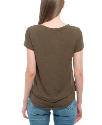 Short Sleeve Mock Layer Tee