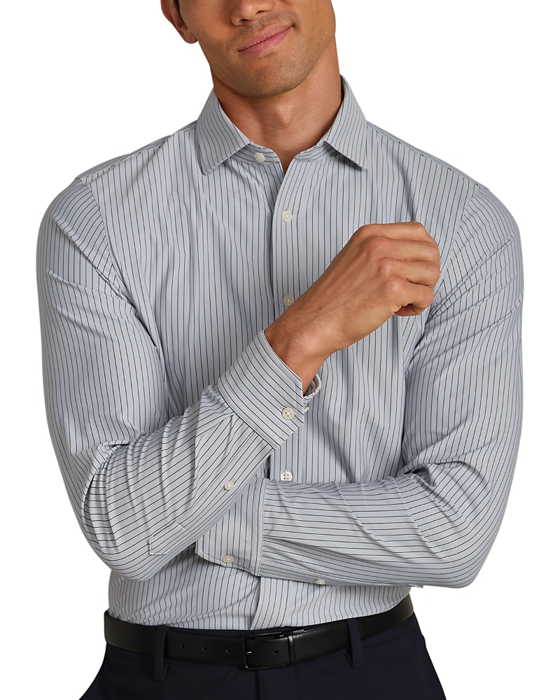 Rhone Commuter Semi Spread Collar Slim Fit Button Down Shirt