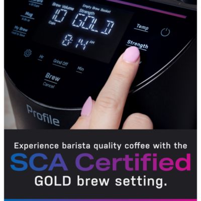 Profile Smart Grind and Brew Coffee Maker with Podless Single Serve