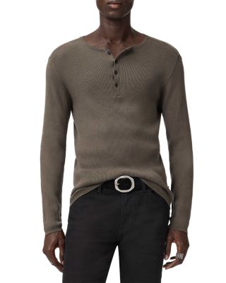 Javis Ribbed Long Sleeve Henley