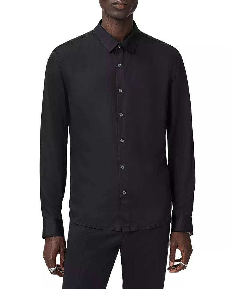John Varvatos Ross Long Sleeve Button Front Shirt