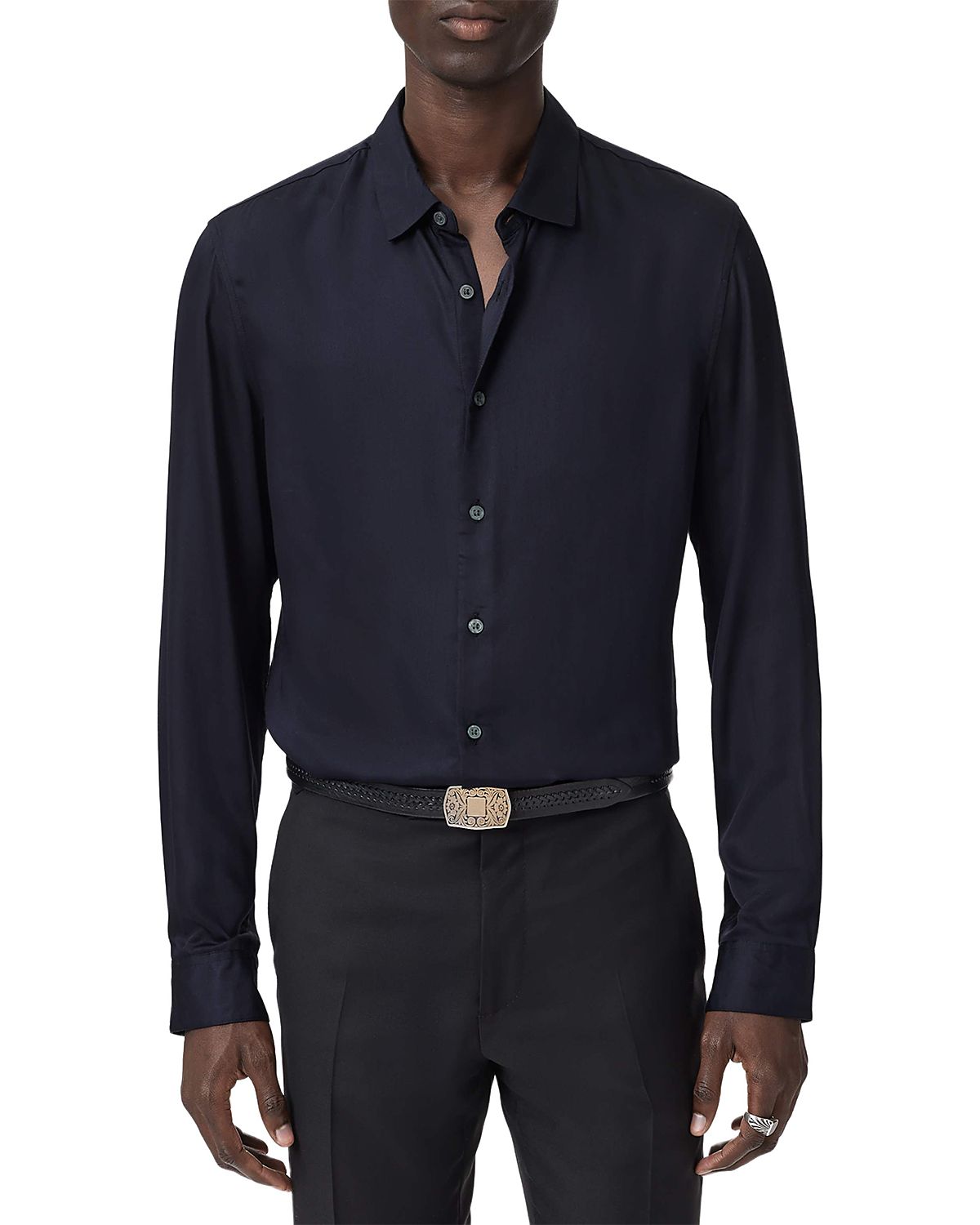 John Varvatos Ross Long Sleeve Button Front Shirt