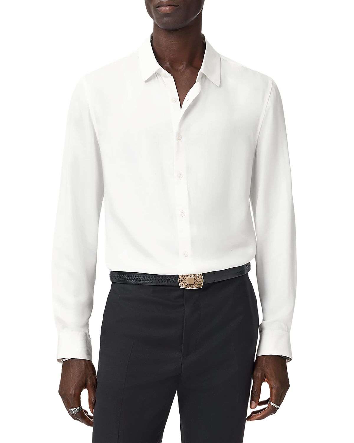 John Varvatos Ross Long Sleeve Button Front Shirt