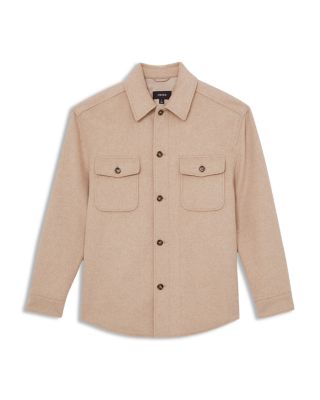 Liam Long Sleeve Button Front Overshirt