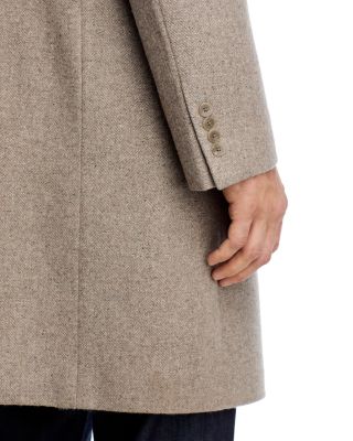 Donegal Chevron Flyfront Topcoat