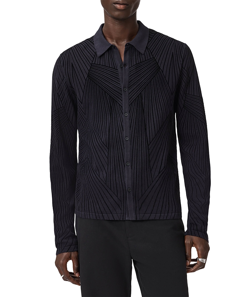 John Varvatos Dorian Button Front Sweater Shirt