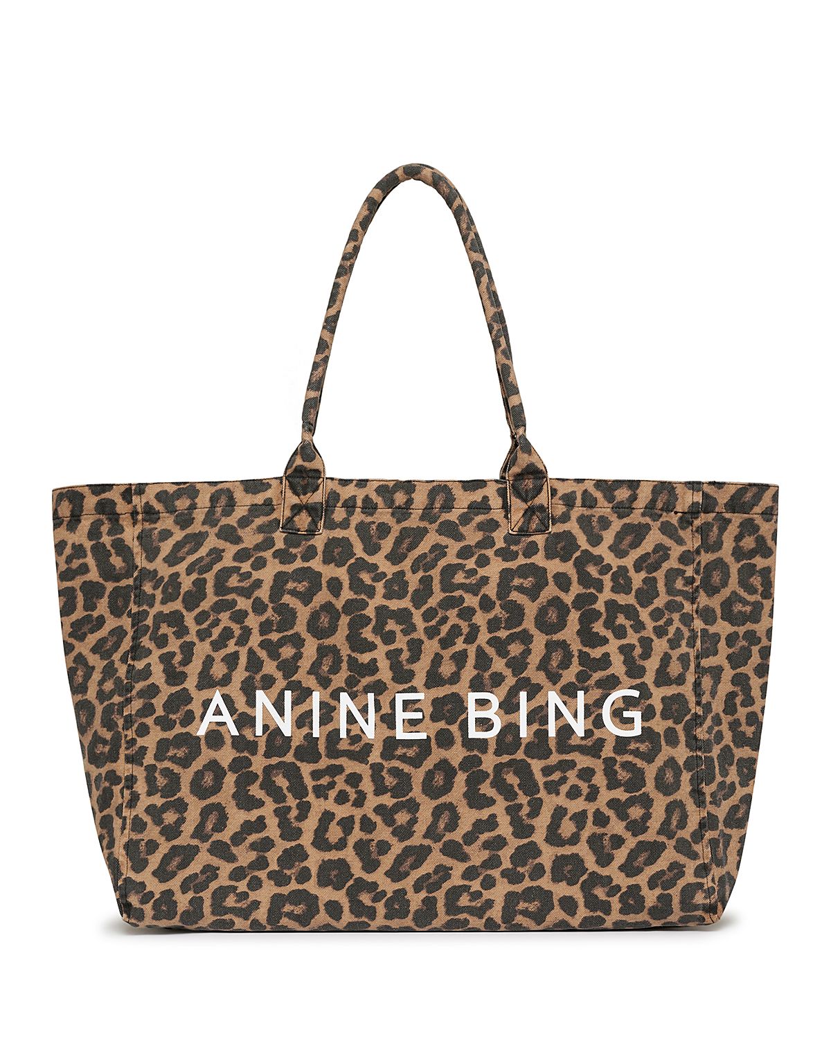 Anine Bing Leo Extra Large Canvas Tote