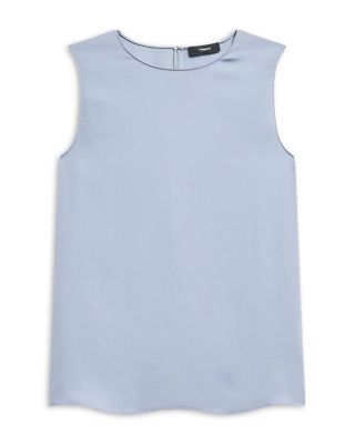 Silk Sleeveless Top