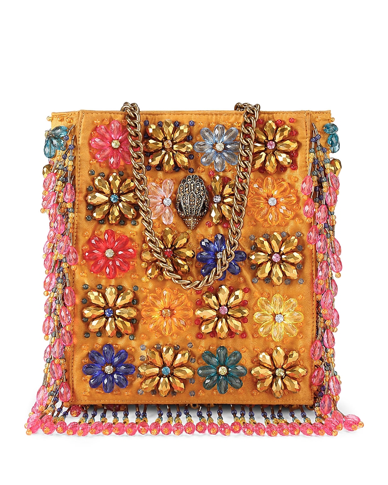 Kurt Geiger London Mini Beaded Tote In Multi